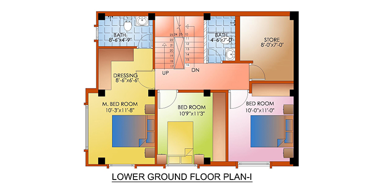 Lower Ground Floor Plan I